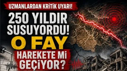 250 yıllık sessizlik bozuluyor mu? Uzmanlardan 8 ili etkileyecek 7.2'lik  deprem uyarısı!