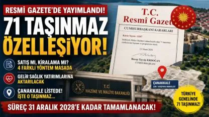 71 Taşınmaz Satışa Mı Çıkıyor? Şok Karar Ortaya Çıktı