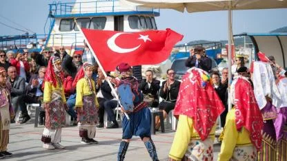 Atatürk'ün Küçükkuyu'ya gelişinin92. yılı kutlandı