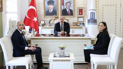 Basın İlan Kurumu Bölge Müdürü Ökkeş Buğra Atılgan'dan Vali Toraman'a Ziyaret