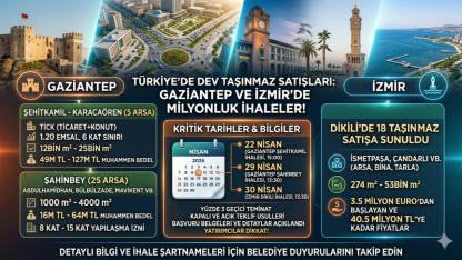 Belediyelerden Dev Satış: Milyonluk Arsalar İhaleye Çıkıyor!