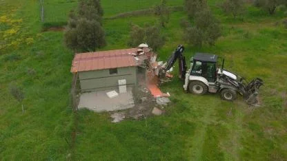 Çanakkale’de Kaçak Yapılara Büyük Darbe! 1 Ayda 21 Yapı Yerle Bir Edildi…