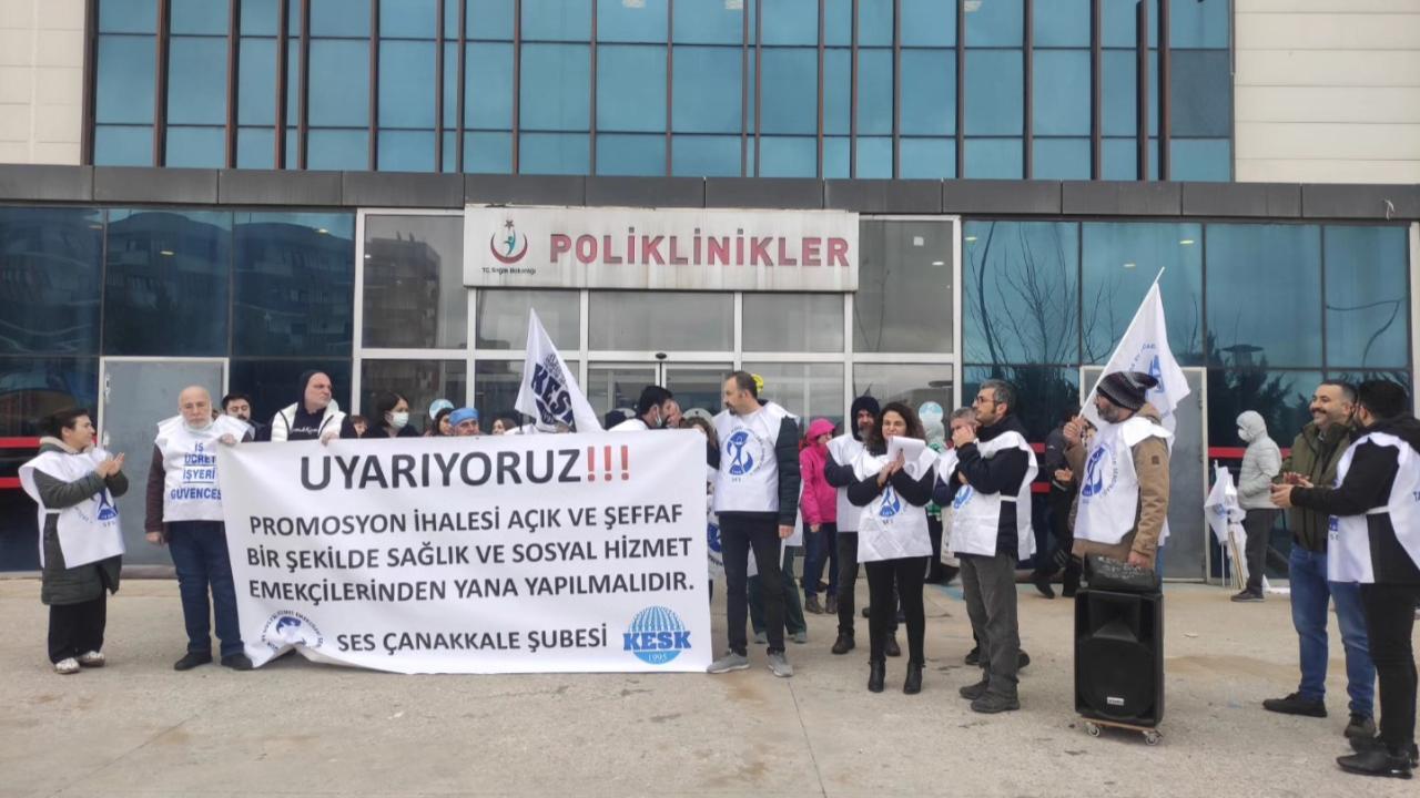 Çanakkale'de maaş promosyonu tartışması: "Biz emekçiler sizi asla affetmeyeceğiz"