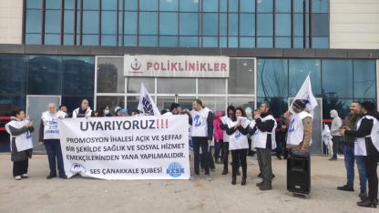 Çanakkale'de maaş promosyonu tartışması: "Biz emekçiler sizi asla affetmeyeceğiz"