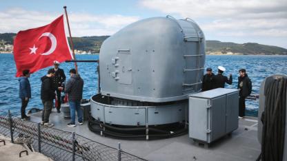 Çanakkale’de TCG Poyraz Savaş Gemisi Ziyarete Açıldı