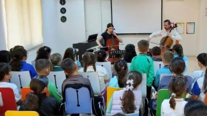 Çocuk Kültür Evi’nde Çello Rüzgarı! Ulaş Çabuk Miniklerle Buluştu