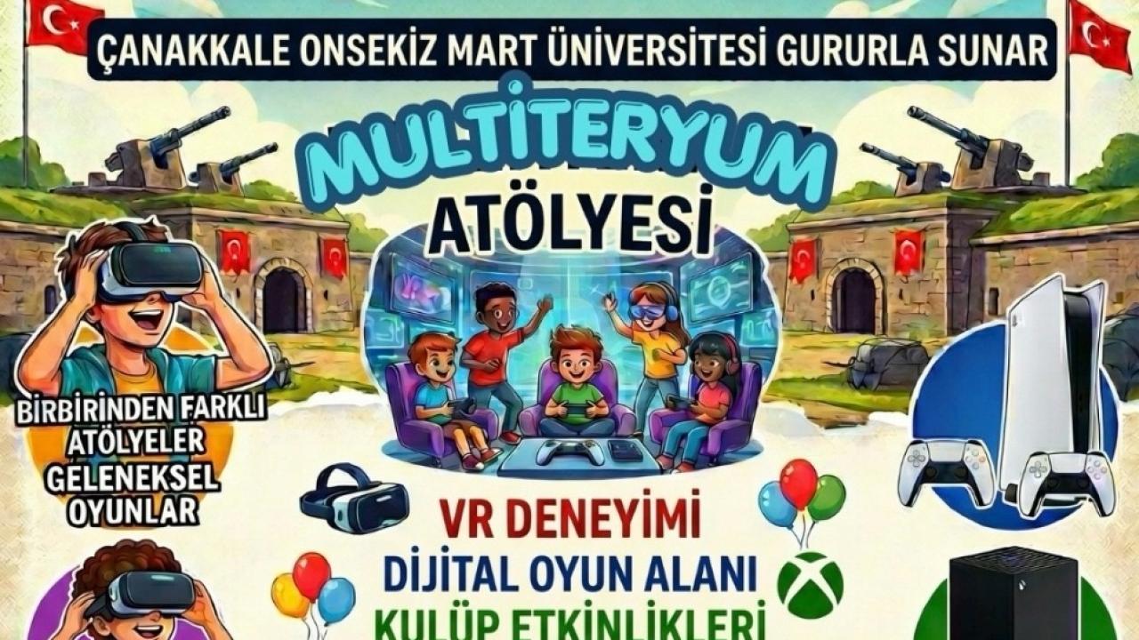 ÇOMÜ’den 23 Nisan’a Dijital Dokunuş! Hamidiye Tabyası’nda Teknoloji Şöleni