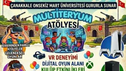 ÇOMÜ’den 23 Nisan’a Dijital Dokunuş! Hamidiye Tabyası’nda Teknoloji Şöleni