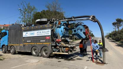Gökçeada'da İSKİ desteğiyle kanalizasyon hatları mercek altında!