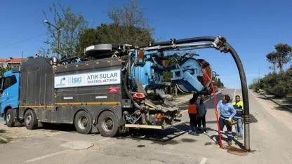 Gökçeada'da İSKİ desteğiyle kanalizasyon hatları mercek altında!