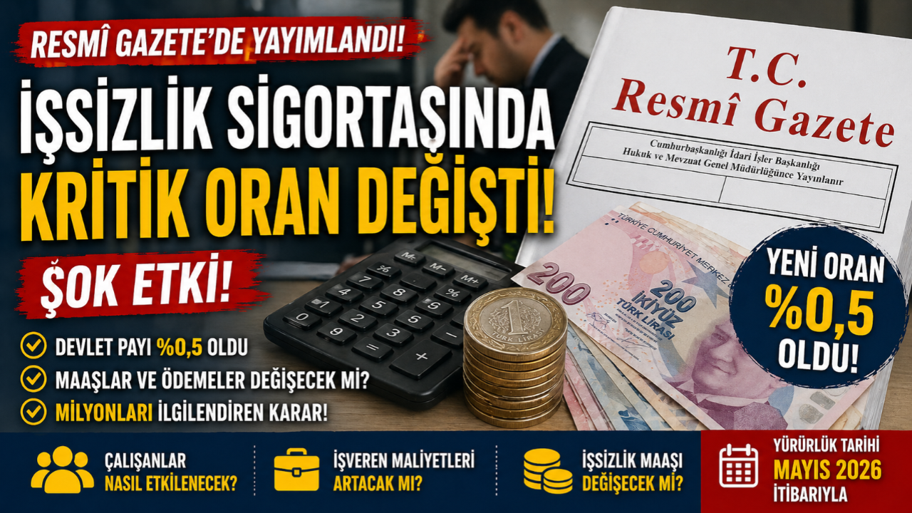 İşsizlik Sigortasında Kritik Oran Değişti!