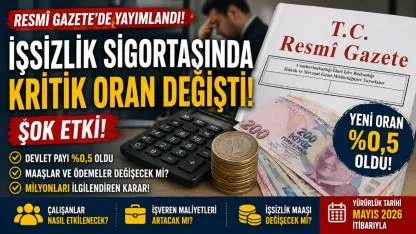 İşsizlik Sigortasında Kritik Oran Değişti!