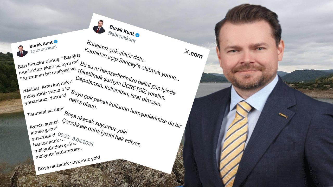 İYİ Partili Kunt’tan Baraj Çıkışı: “Kapakları Açmak Yerine Depolayıp Ücretsiz Vatandaşa Verelim”