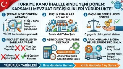 Milyarlarca Liralık İhaleleri Etkileyecek Karar! Yeni Kurallar Neleri Değiştiriyor?