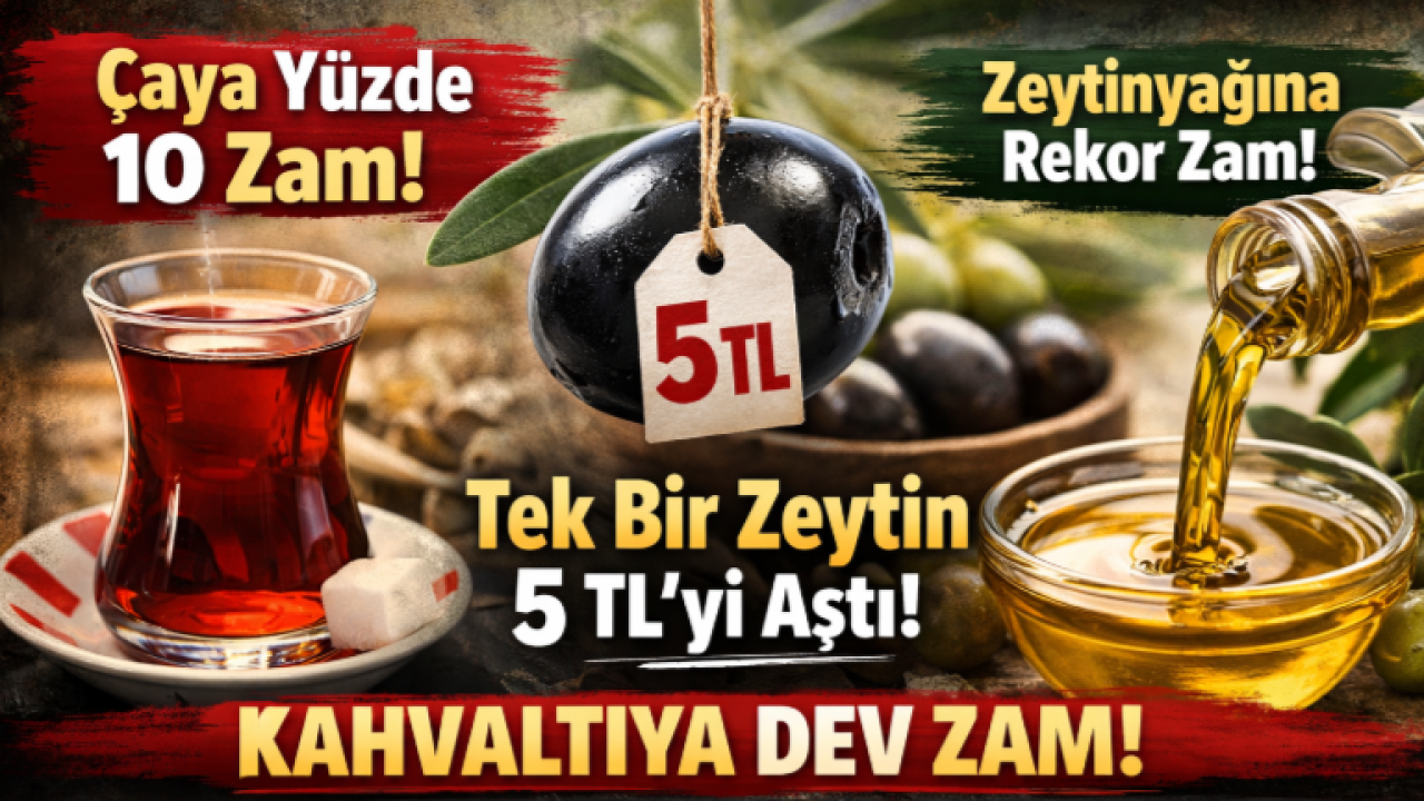 Mutfakta Yangın Var: Tek Bir Zeytin 5 Lirayı Geçti!