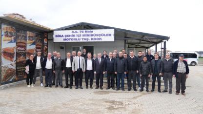 Biga’da minibüsçüler için modern mola noktası