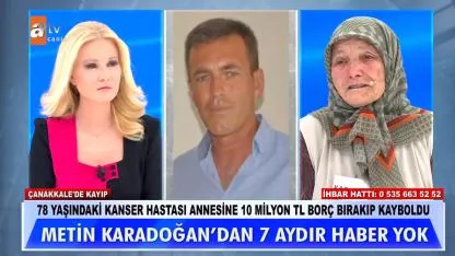 Çanakkale’den Müge Anlı’ya Oğlunu Aramak İçin Çıktı: 10 Milyonluk Borç İddiası