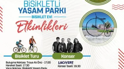 Şehir Turu, Konser ve Spor Bir Arada: Bisikletli Yaşam Parkı tanıtılıyor