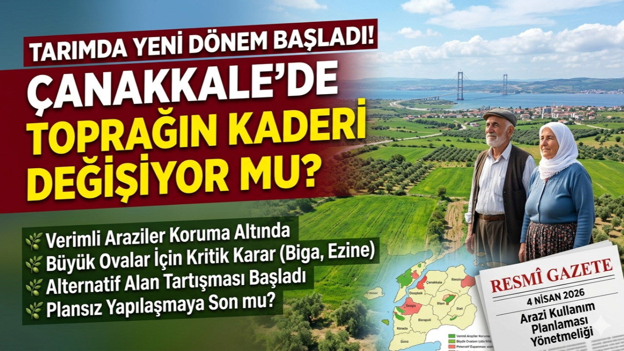 Tarımda Yeni Dönem Başladı! Bu Karar Çanakkale Diğer İllerde Toprağın Kaderini Değiştirebilir mi?