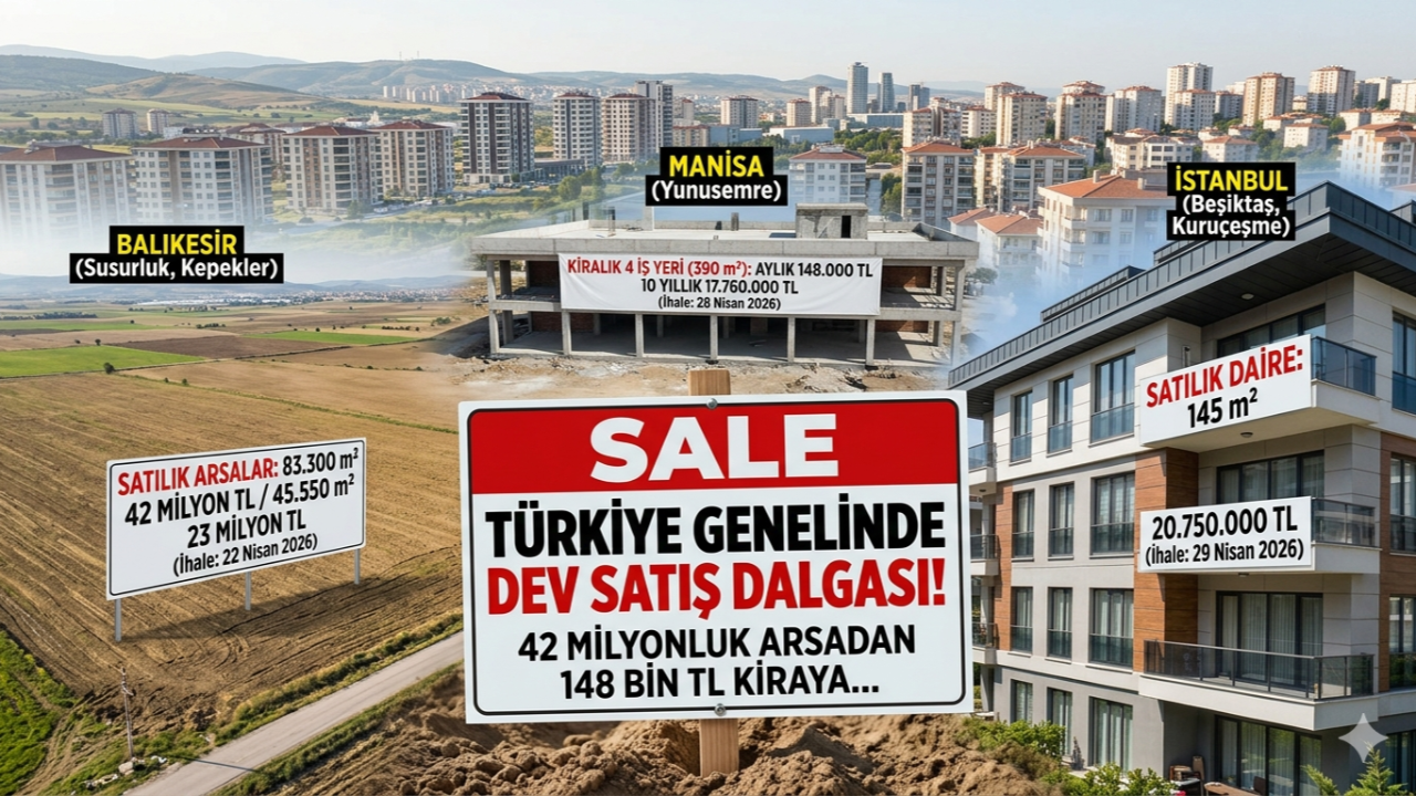Türkiye Genelinde Dev Satış Dalgası! 42 Milyonluk Arsadan 148 Bin TL Kiraya… Detaylar Şaşırttı