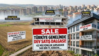 Türkiye Genelinde Dev Satış Dalgası! 42 Milyonluk Arsadan 148 Bin TL Kiraya… Detaylar Şaşırttı