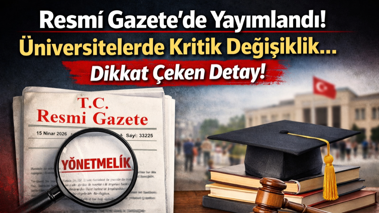 Üniversitelerde Kritik Değişiklik… Bu Detay Dikkat Çekti Rektör Yetkisi Değişti Mi?