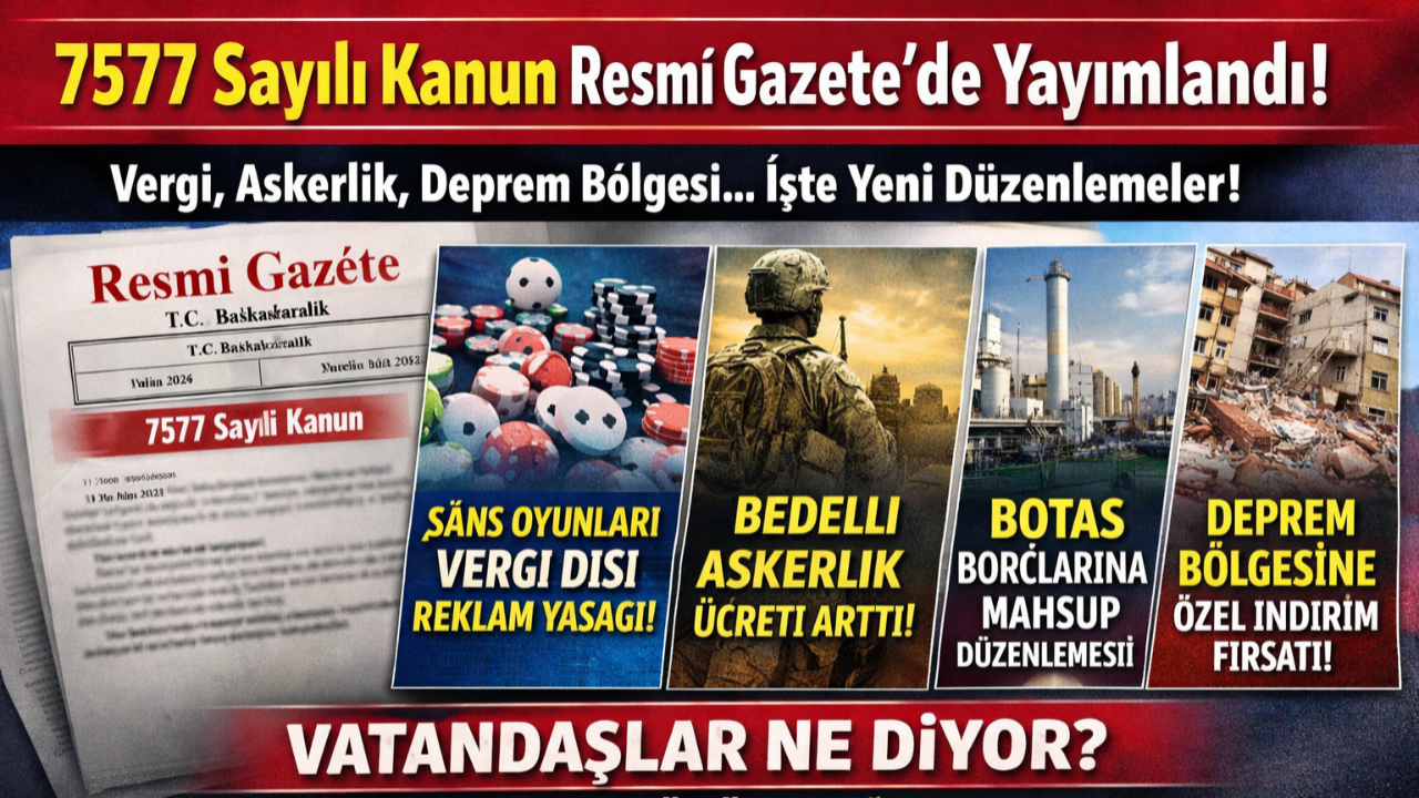 Vergiden Askerliğe… Milyonları Etkileyecek Yeni Kanun Yürürlükte