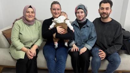 Yeni doğan bebeklere "Hoş Geldin Bebek"  ziyareti