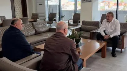 Başkan Öztürk vatandaşları ağırladı