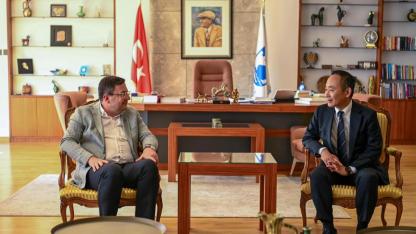 Başkonsolos Iwama Ryoji'den Başkan Erkek'e ziyaret