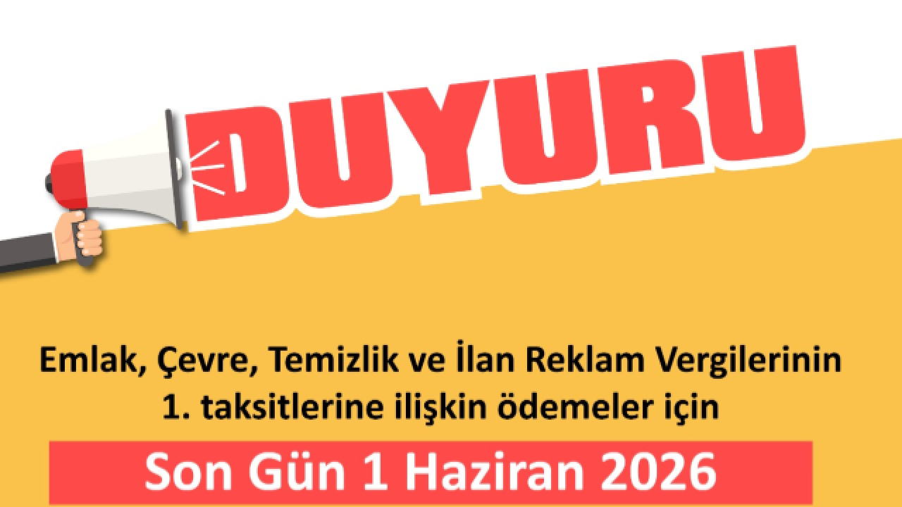 Çanakkale Belediyesi'nden Vergi Ödemeleri İçin Kritik Uyarı: Son Gün 1 Haziran!