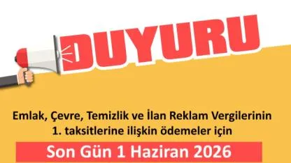 Çanakkale Belediyesi'nden Vergi Ödemeleri İçin Kritik Uyarı: Son Gün 1 Haziran!