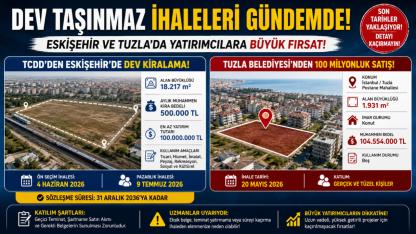 Dev İhale Duyuruldu! TCDD’den 18 Bin m² Alan Kiraya Verilecek, Tuzla’da 100 Milyonluk Satış: Kimler Katılabilecek?