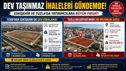 Dev İhale Duyuruldu! TCDD’den 18 Bin m² Alan Kiraya Verilecek, Tuzla’da 100 Milyonluk Satış: Kimler Katılabilecek?