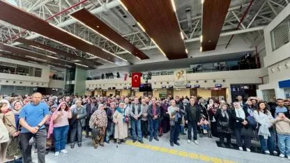 Hacı adayları kutsal topraklara uğurlandı