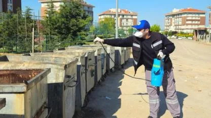 Kepez'de çöp konteynerleri mercek altında