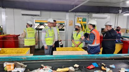 Soma Belediyesi'nden Çanakkale'ye sıfır atık çıkarması