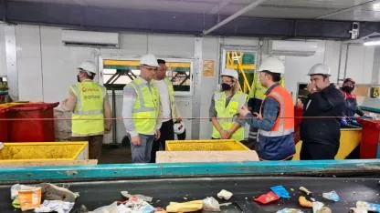 Soma Belediyesi'nden Çanakkale'ye sıfır atık çıkarması