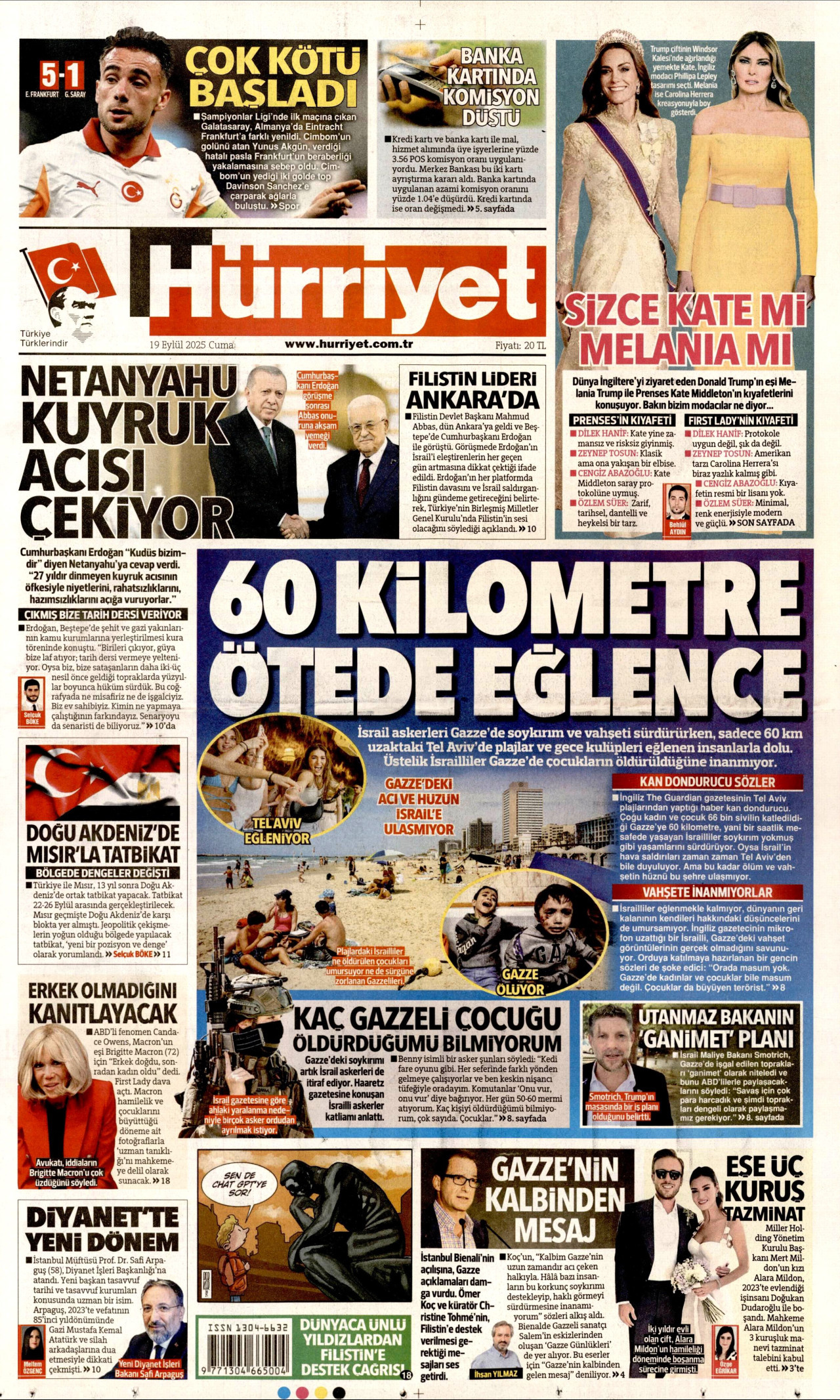 HÜRRİYET Gazete Manşeti