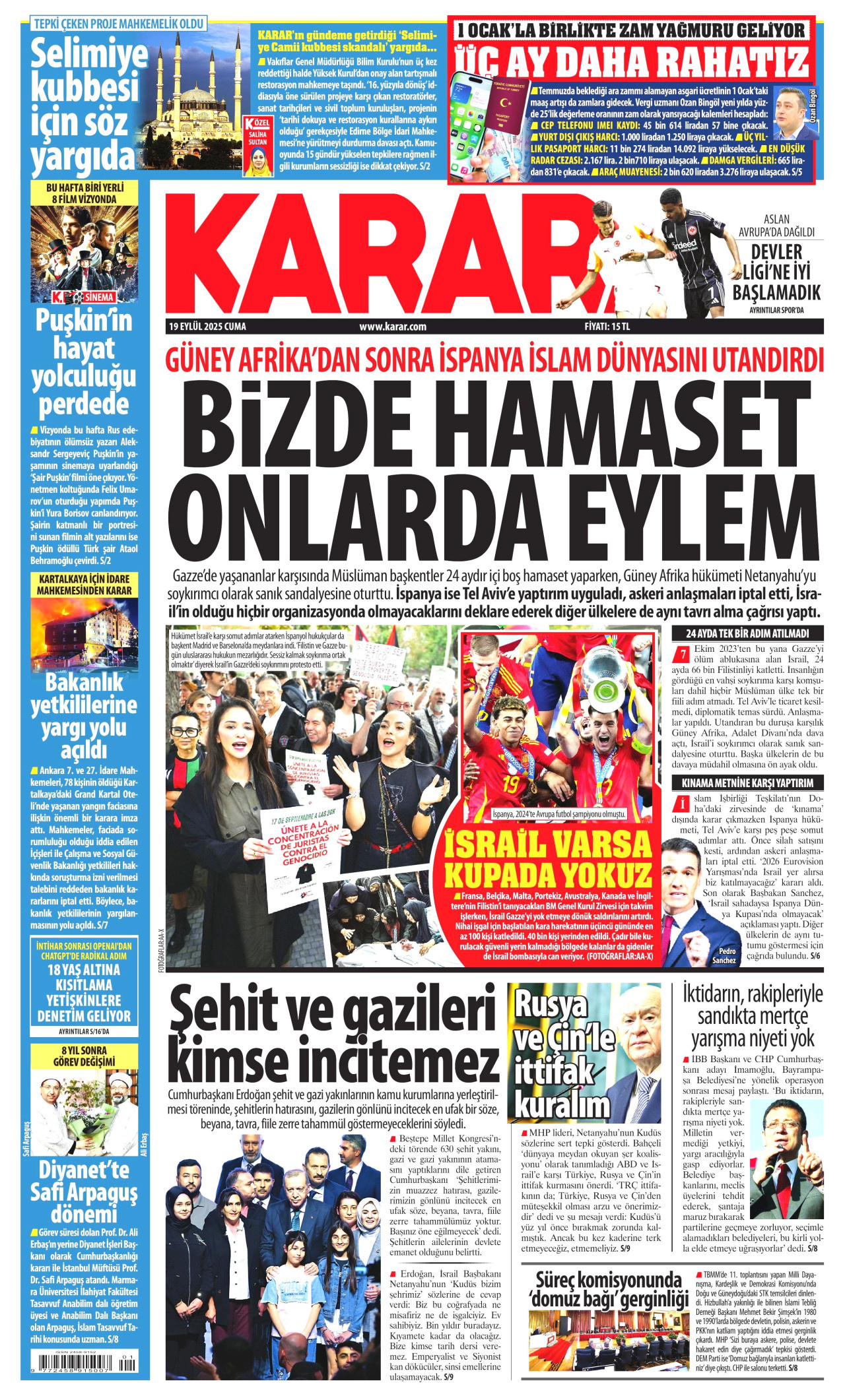 KARAR Gazete Manşeti