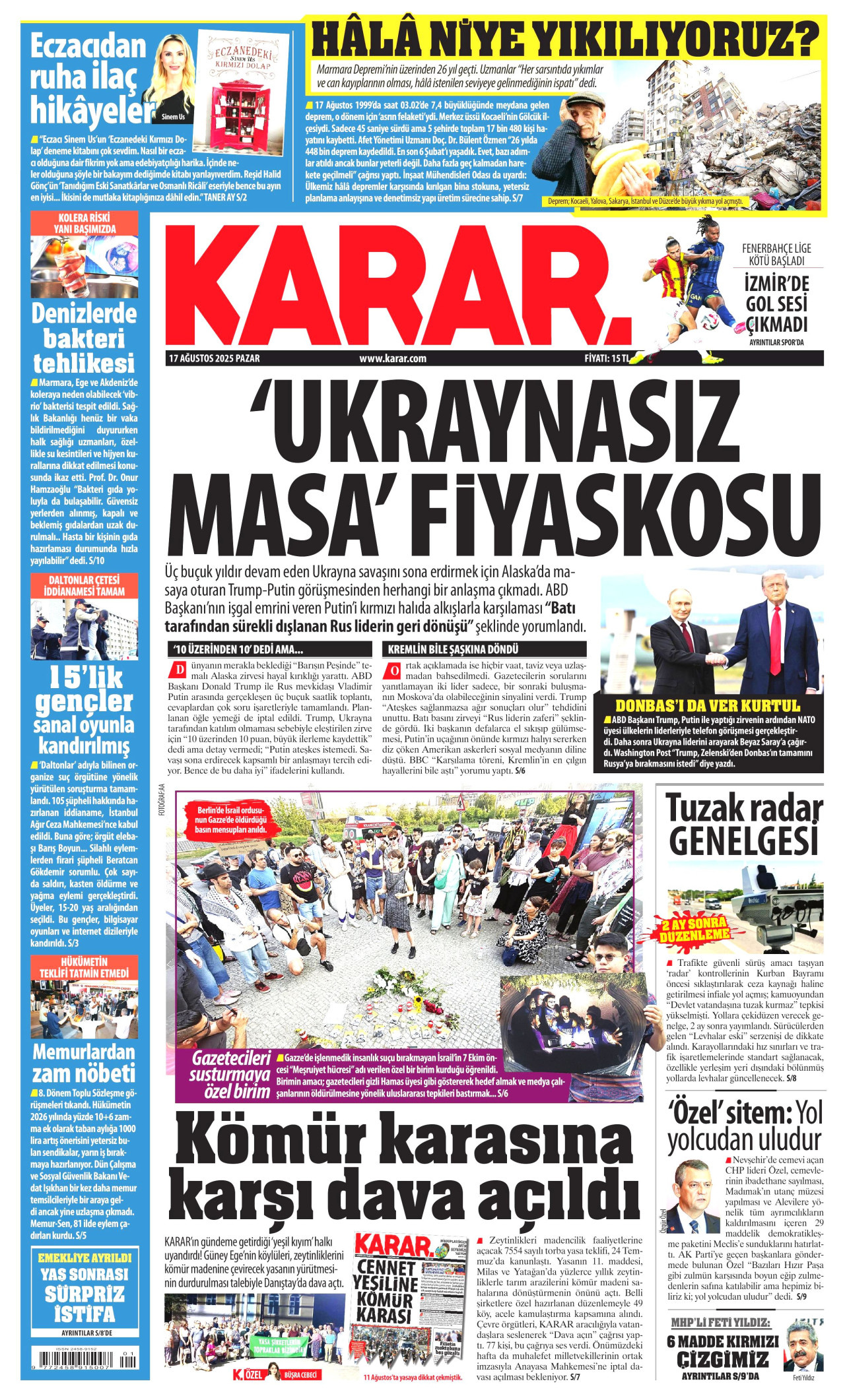 KARAR Gazete Manşeti