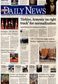 HÜRRİYET DAİLY NEWS Gazete Manşeti