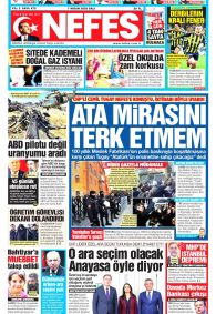 Nefes Gazetesi Gazete Manşeti