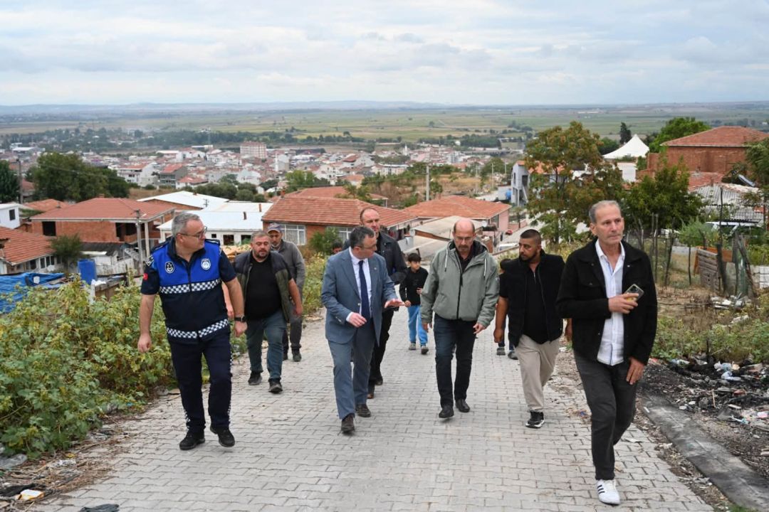 Biga’da Şehitlik bölgesinde altyapı ve üstyapı çalışmaları başlıyor